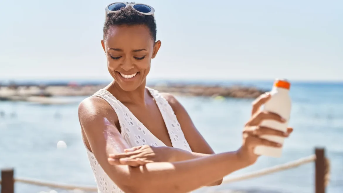 A zona do corpo que tem maior risco de cancro porque ninguém põe protetor