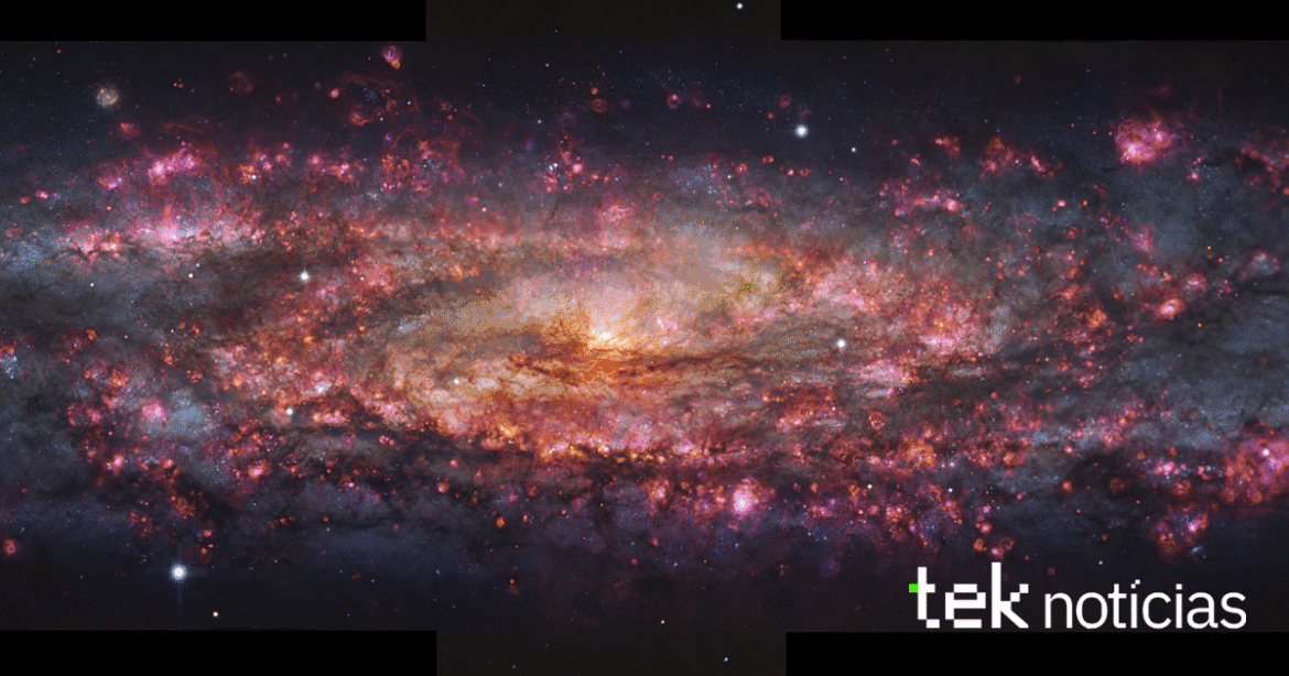 Milhares de cores em nova imagem impressionante da Galáxia do Escultor