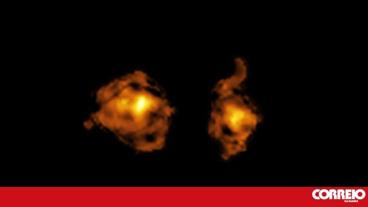 Galáxias combateram como os cavaleiros