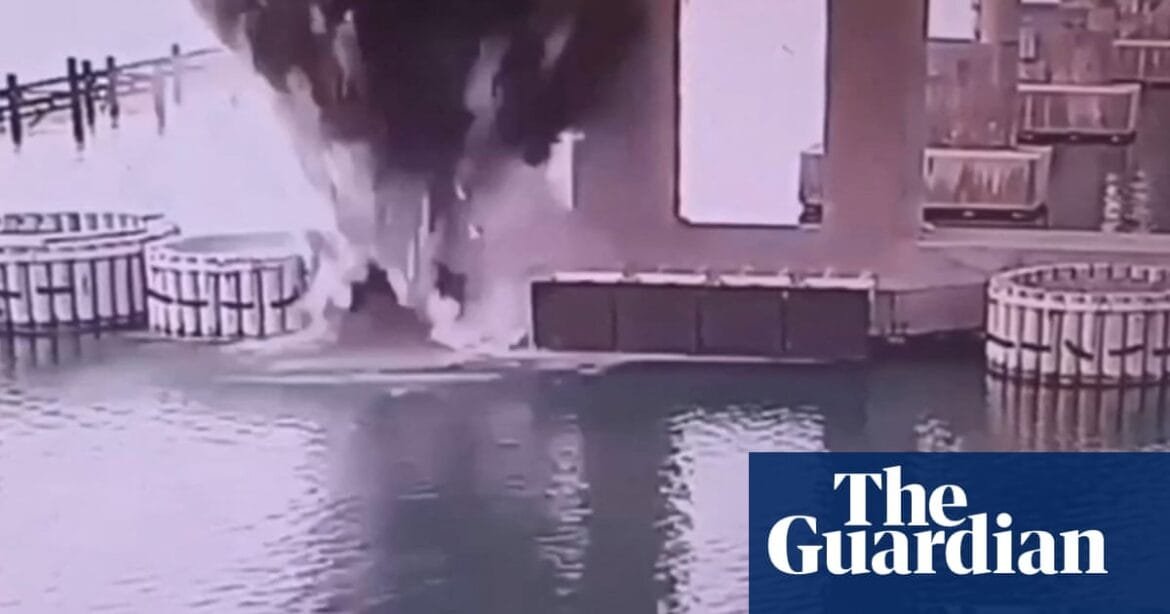 Ukraine hits bridge linking Crimea to Russia with underwater explosives