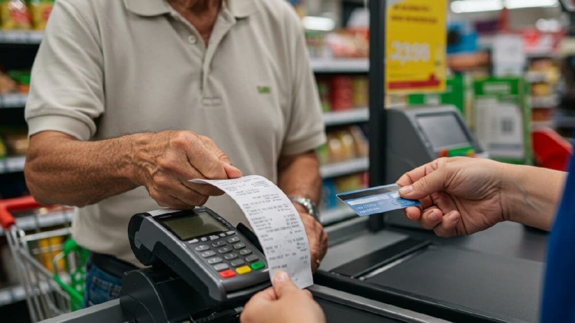 Recibos de cartão: um perigo invisível para seu corpo? Descubra o que a ciência diz. Foto: Imagem gerada por IA